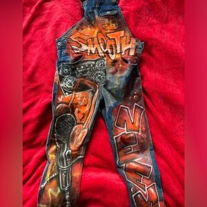 Denim overalls size 6 to 7 years old